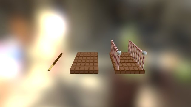 Candy Bridges 3D Model