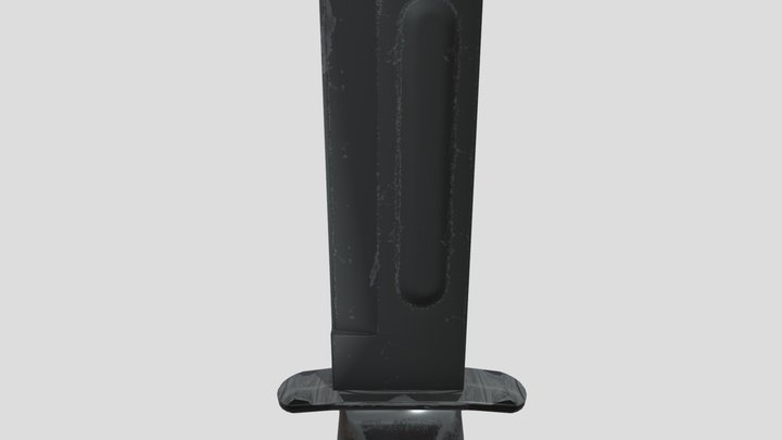 Knife Low-Poly 3D Model