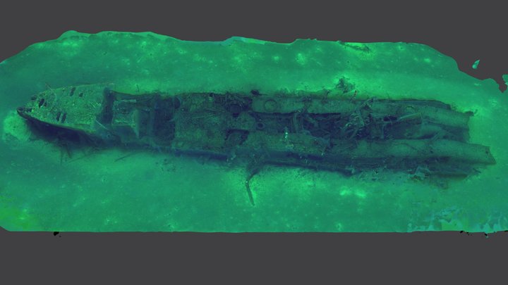 USS MOODY (DD-277) Stern Section (8/8/2020) 3D Model
