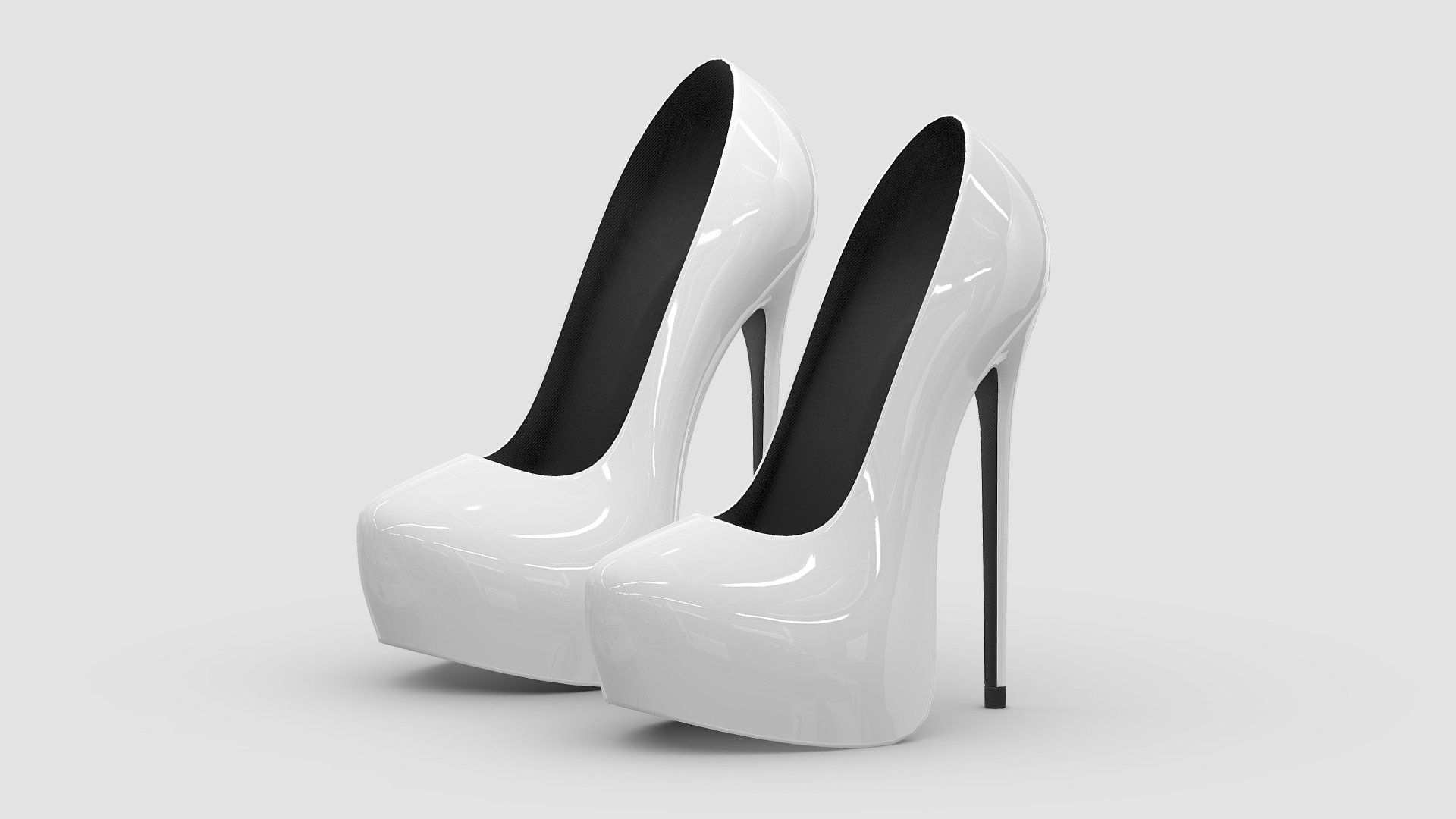 High Heels 04 (White) - Buy Royalty Free 3D model by Rossty3D [1232bb1 ...