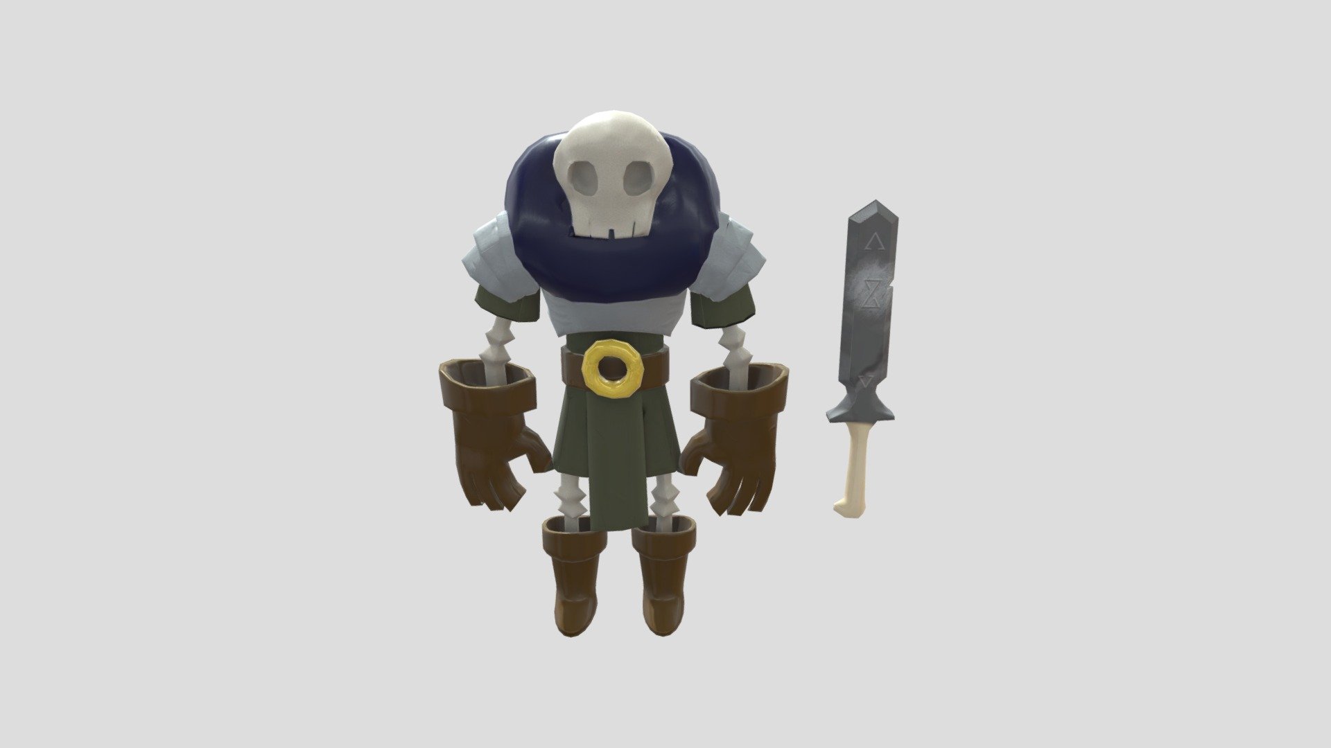 My first 3d. - 3D model by m_grom [1233180] - Sketchfab