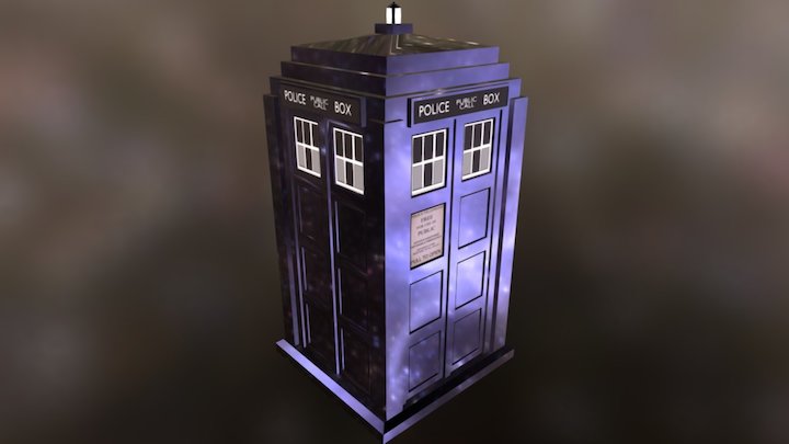 TARDIS 3D Model