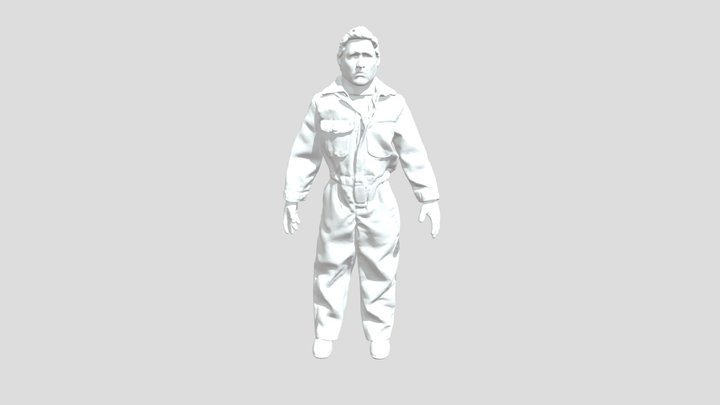 Masked Figure, #Character# 3D Model