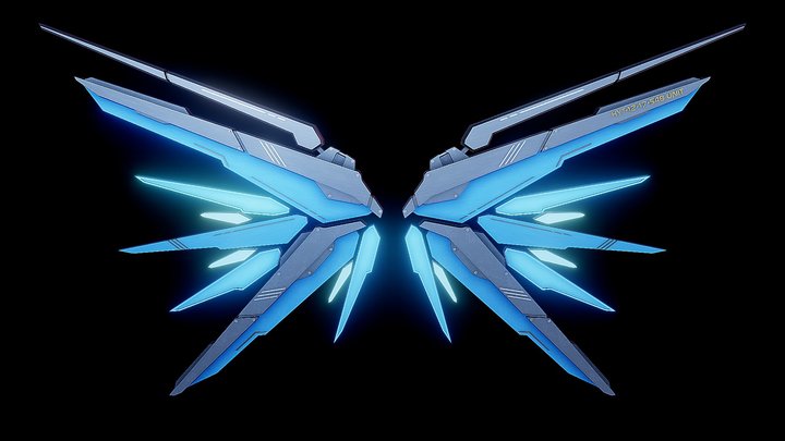 Robot Wings 3D Model