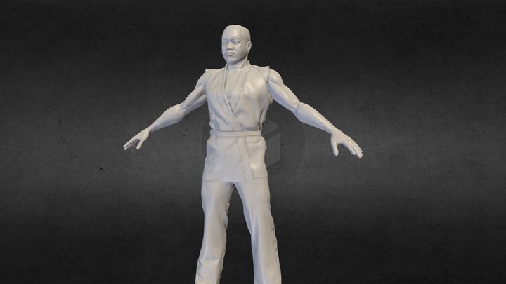 Body sculpt/ Self portrait 3D Model
