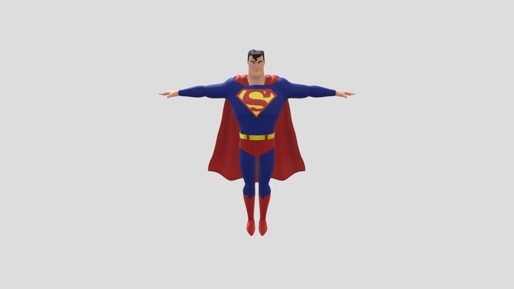 Superman 3D Model