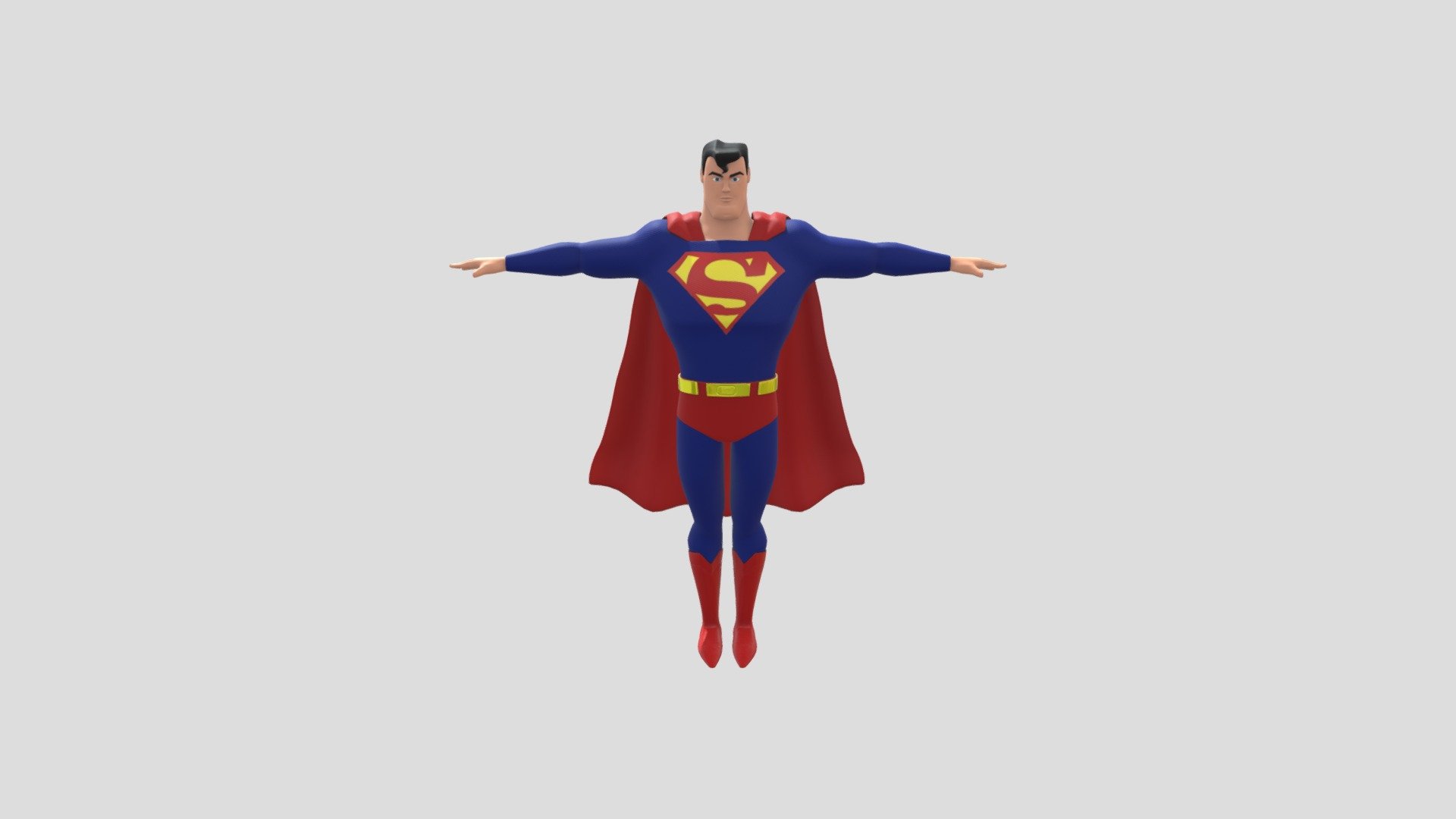 Superman - 3D model by JINITH [1235320] - Sketchfab