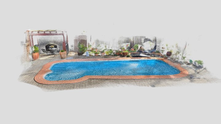 Swimming pool - iPad LIDAR SiteScape 3D Model