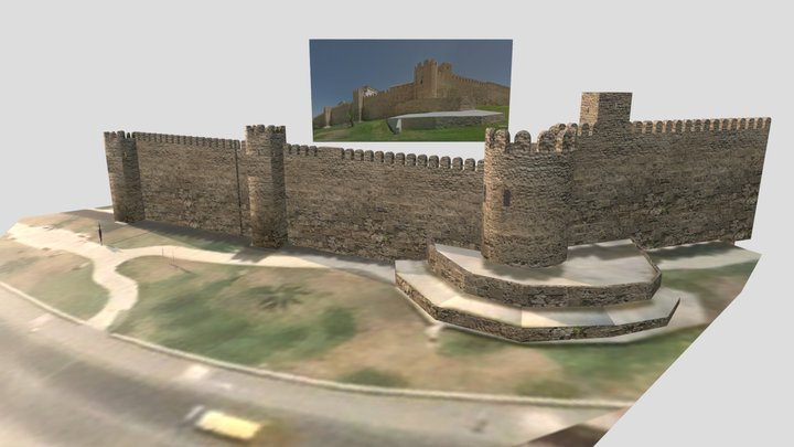 Nord West Corner Wall Of Sousse 3D Model