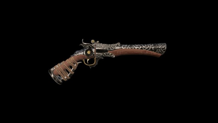 Bloodborne Gun 3D Model