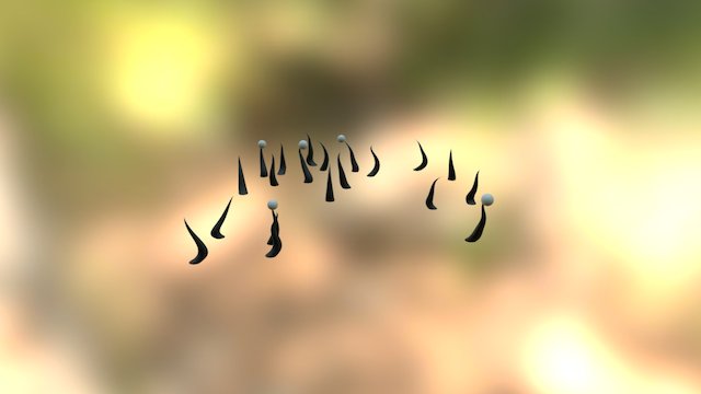 Alien habitat Plants 3D Model