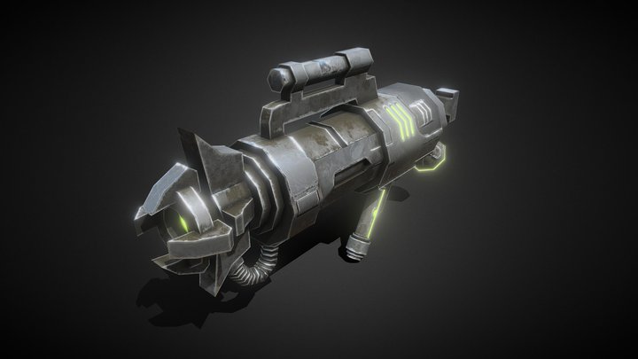 Tesla Carbine 3D Model