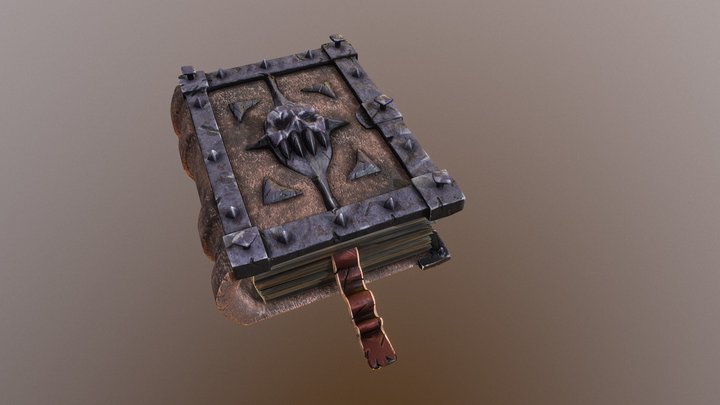 Wizard' s Tome 3D Model