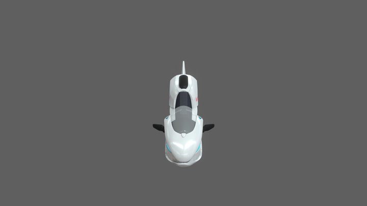 Hoverbike 3D Model