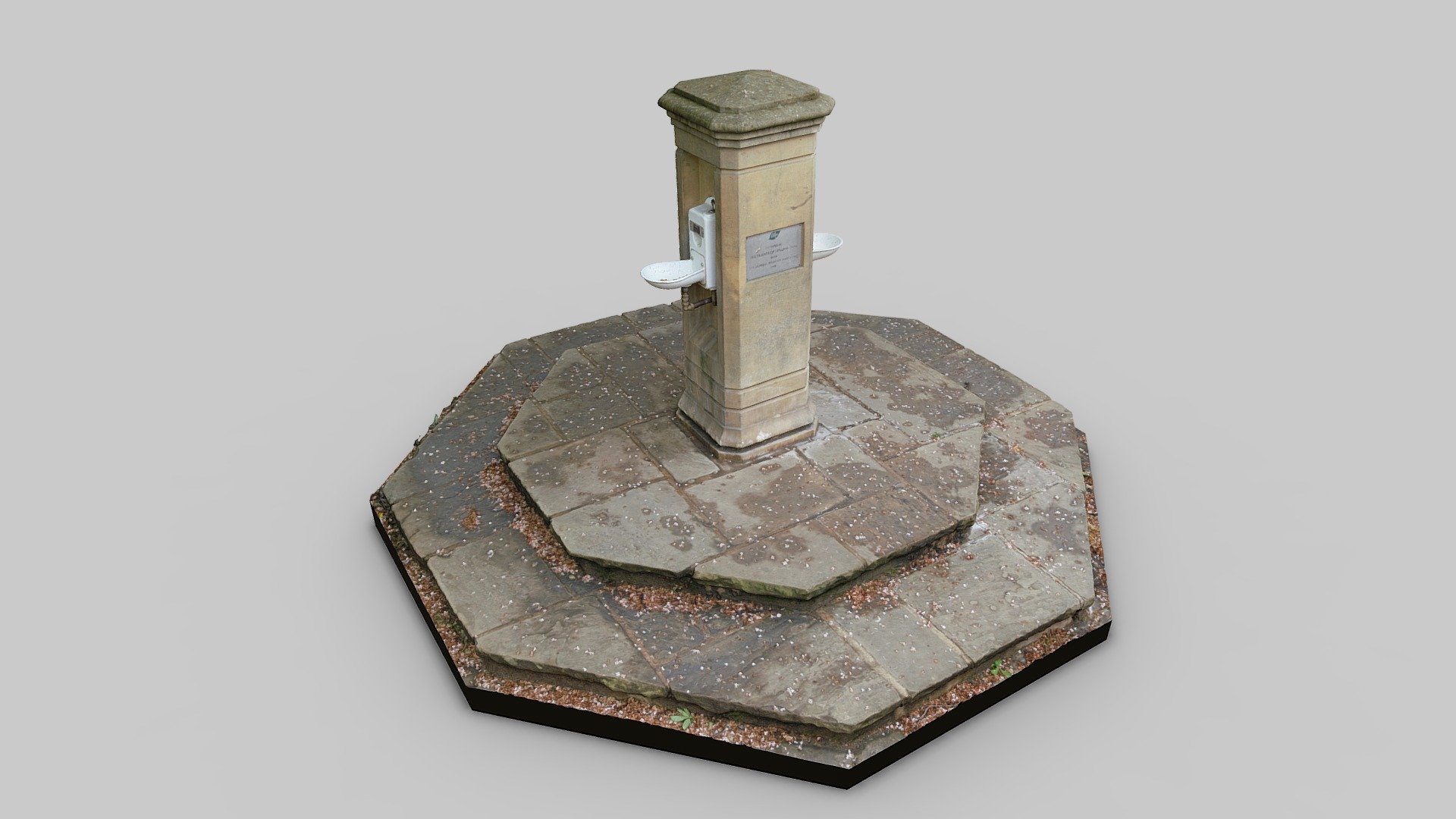 Drinking Fountain Holland Park — Sketchfab embed 3D viewer