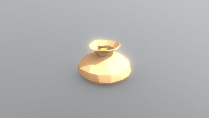 Gold Coins Bag 3D Model