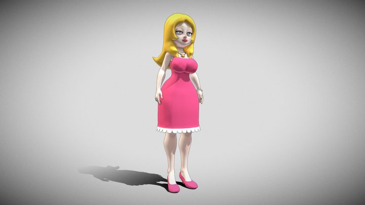 Francine Smith 01 Pose 3D Model