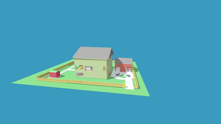 Big Mansion 3D Model