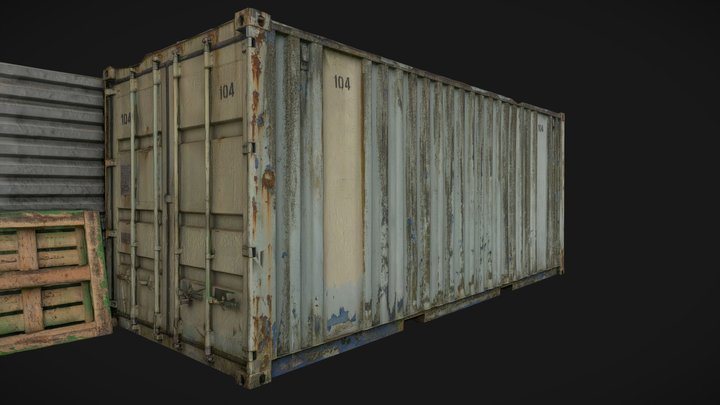 Container scan No. 1 3D Model