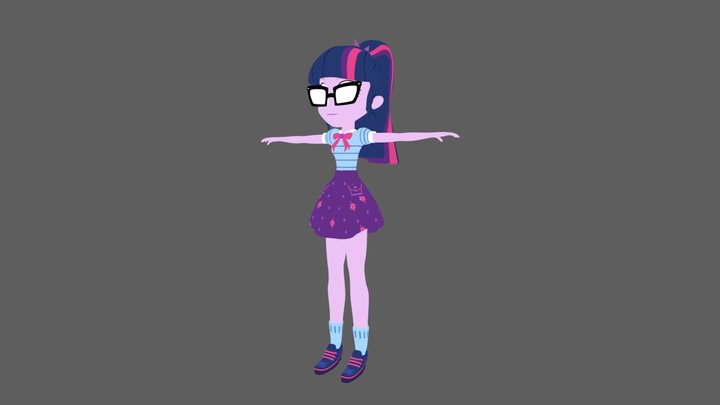 equestria-girls-sci-twi-rev-1 3D Model