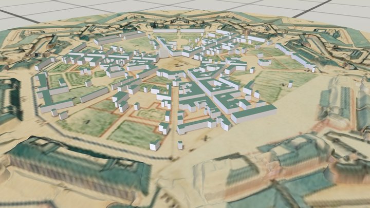 Palmanova Napoleonica 3D Model