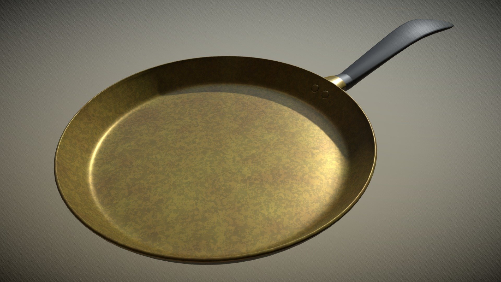 Full Copper skillet Buy Royalty Free 3D model by edoomac [123d1fa