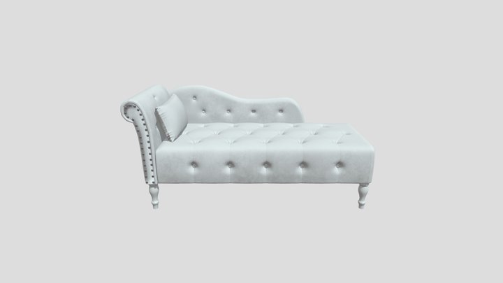 orange bed 3D Model