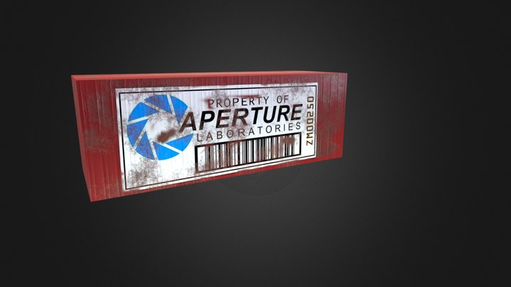 Shipping_Container_by_Aperture_science 3D Model