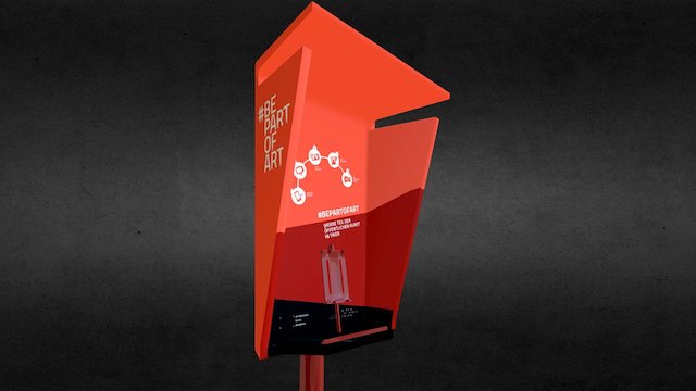 Be Part of Art - SelfieStation 3D Model