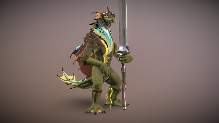 Dragon Rider 3D Model