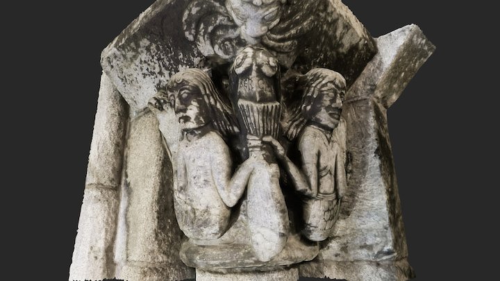 Capitel Sereas, Santiago de Breixa (Silleda) 3D Model