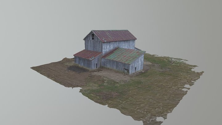 Old Barn Fairfield County, Ohio 3D Model