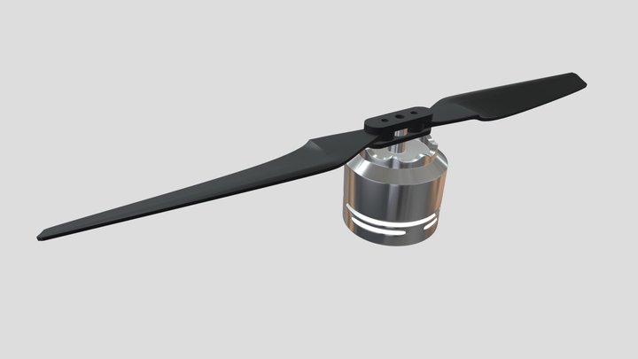 Drone Propellers 3D Model