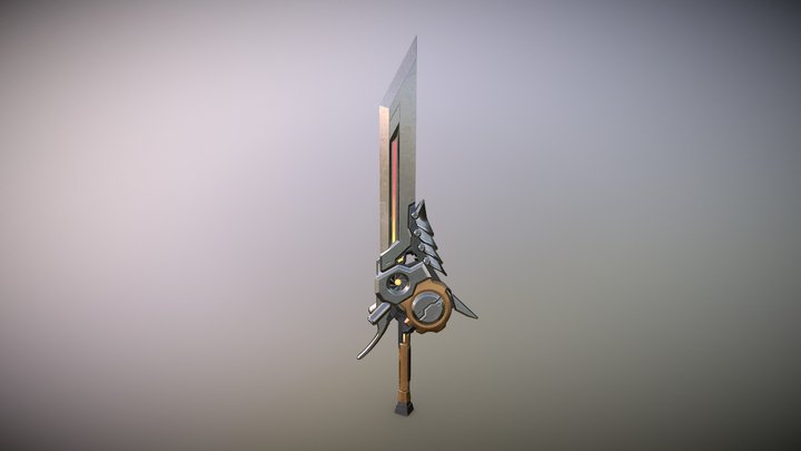 Mechanical Sword 3D Model