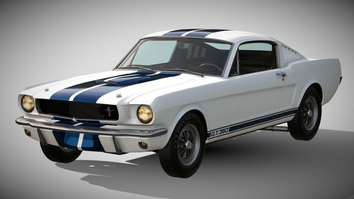 1965 Ford Mustang Shelby GT350 – Modèle 3D gratuit STL