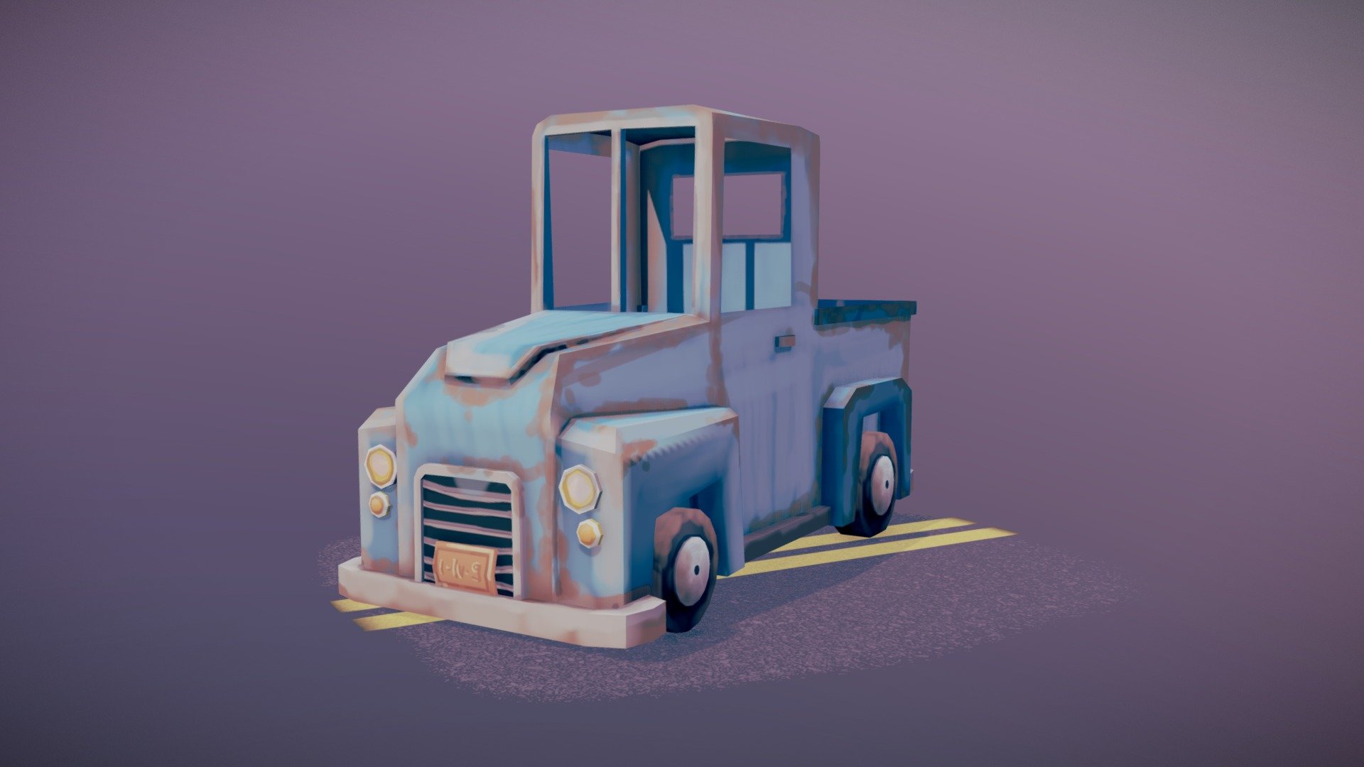 Handpainted Truck