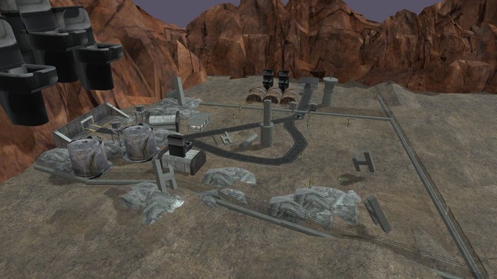 Skibidi-toilet-something-map 3D Model