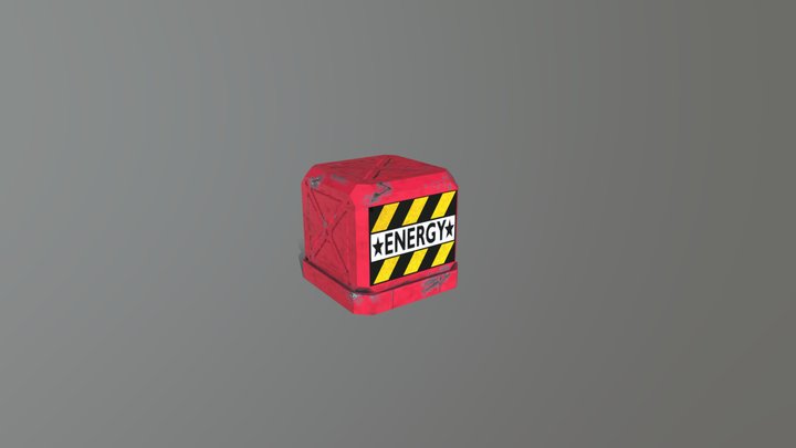 Astro Gents Energy Crate 3D Model