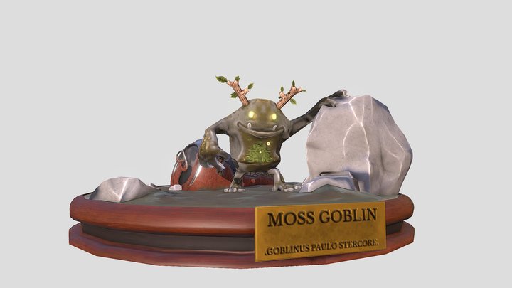 Little Moss Goblin 3D Model