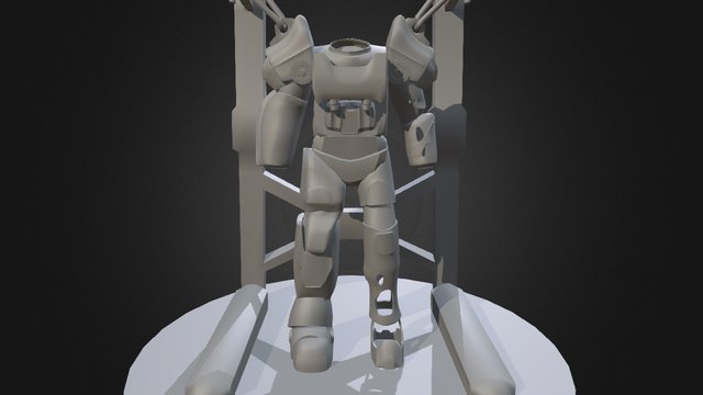 Fallout 4 FanArt - Power Armor 3D Model
