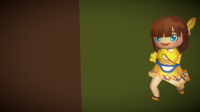 PG dessert kid 3D Model