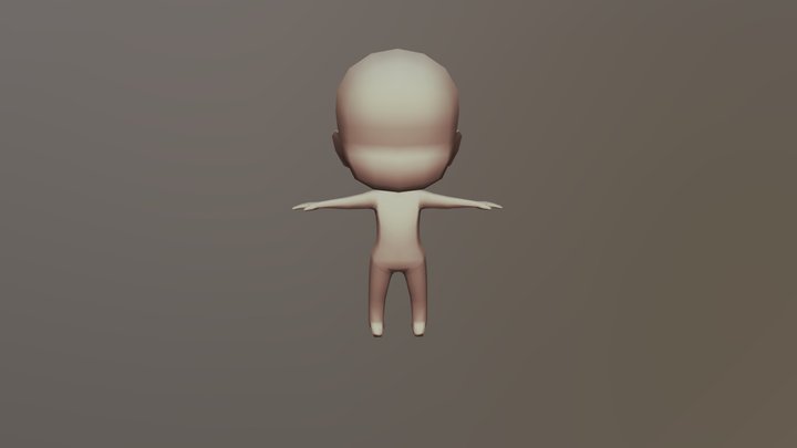 Nendroid Base Mesh 3D Model