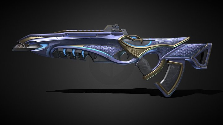Apex Legends VK-47 Flatline Lunar Rebirth – Kostenloses 3D-Modell STL