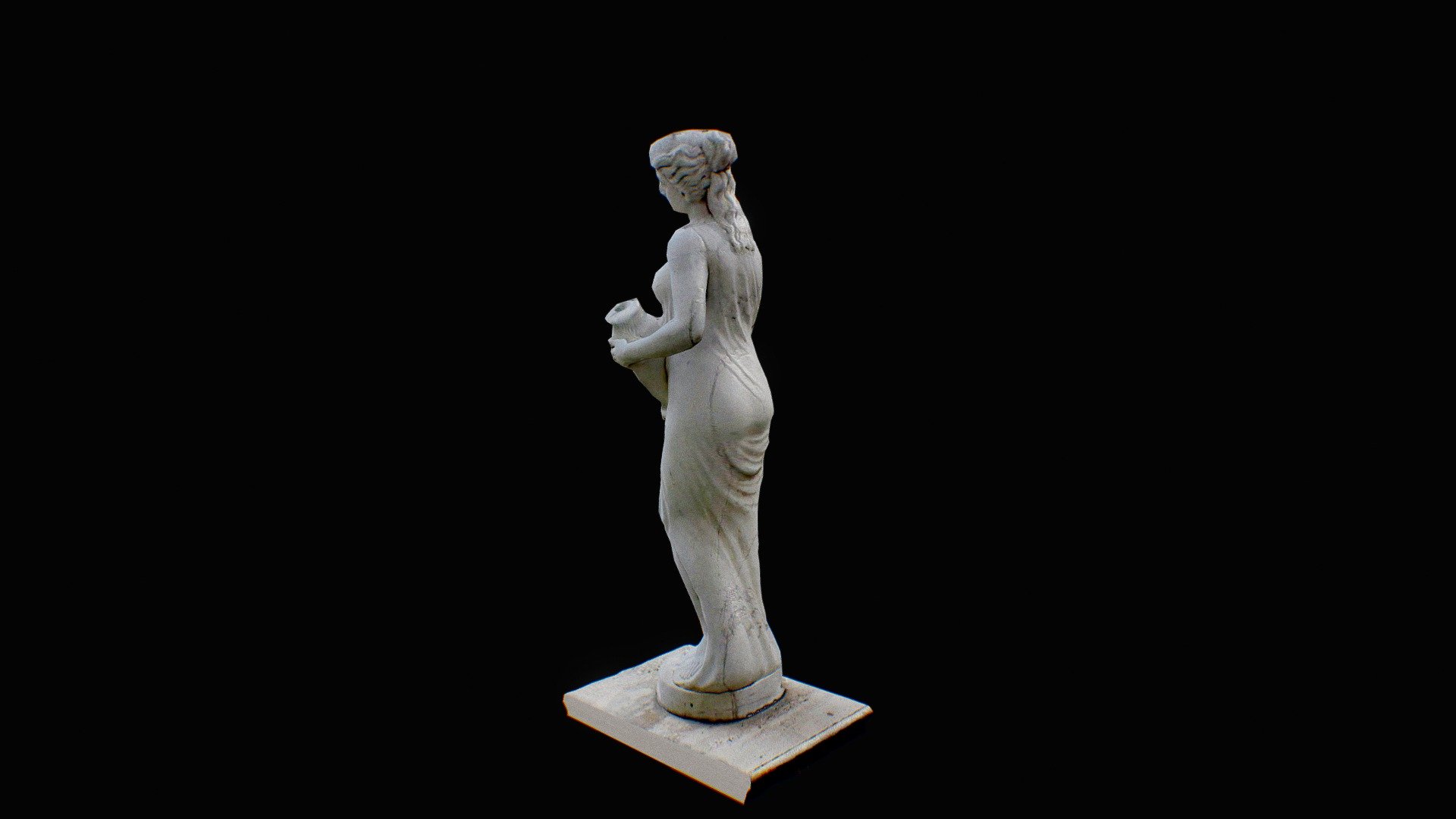 Statue, Sculpt, Lady.