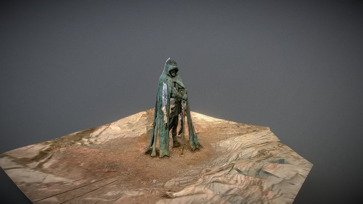 Gallos Statue 3D Model