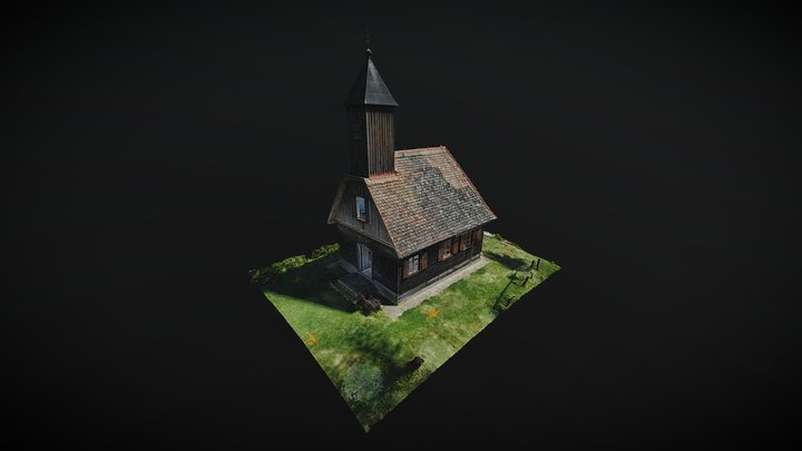 Chapel of St. Bartholomew, Croatia, EU 3D Model