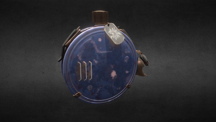 Blood Mod Borderlands Fan Art 3D Model