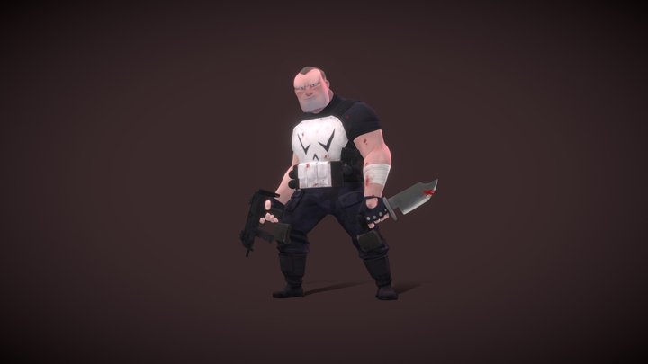 Punisher 3D Model