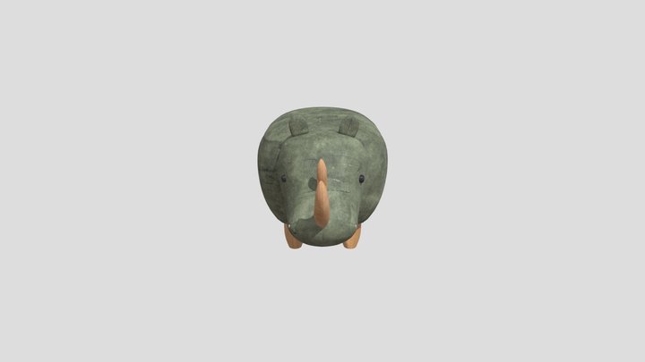 Home Concept Rhinoceros Ottoman – Modello 3D gratuito STL