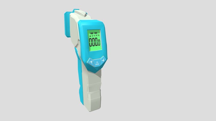 Infrared Temperature Gun 3D Model
